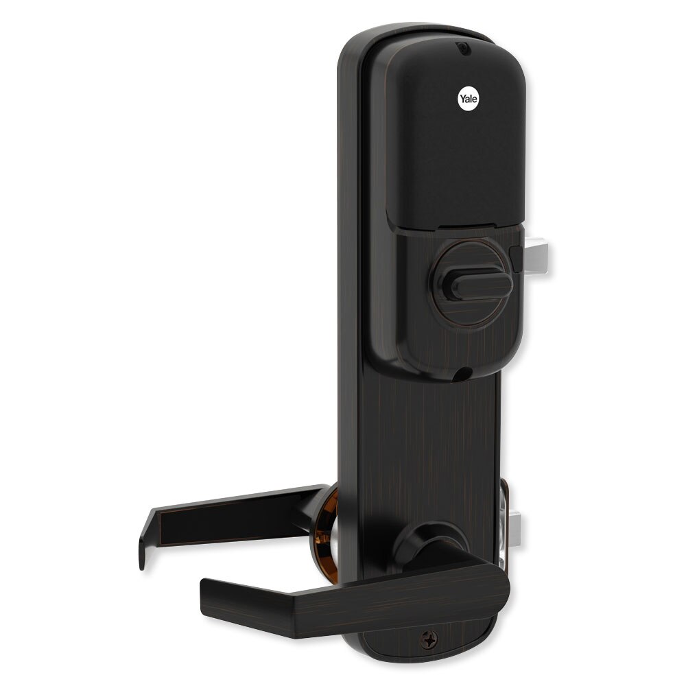 LeVreSoeurS　オーディア　FR Yale Assure Lever Entry Door Handle with Keypad, Black Suede